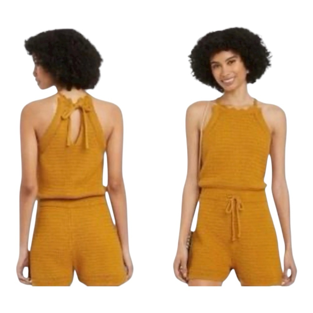 Universal Thread Boho crochet romper in size L